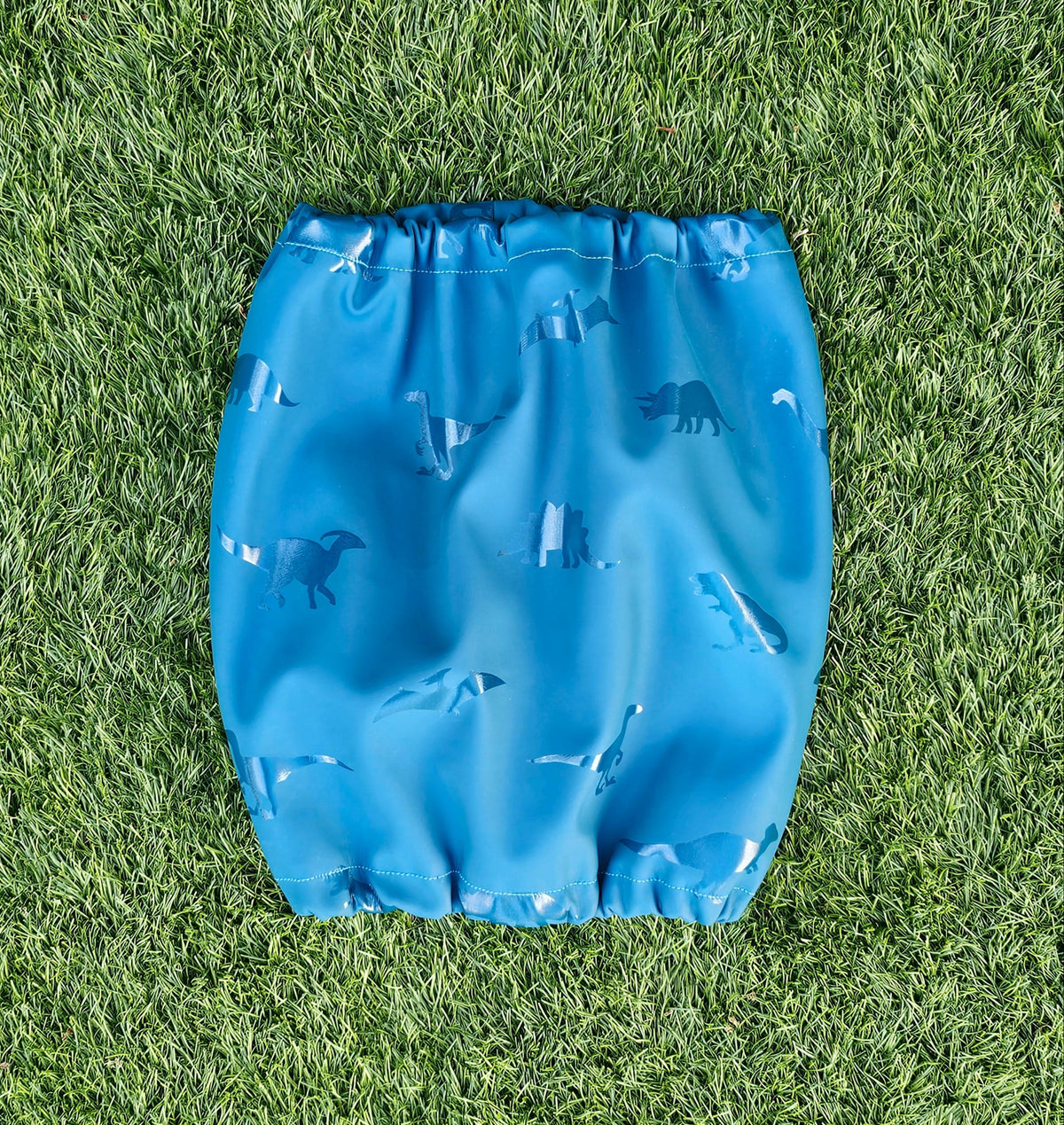 Snood dinosaures bleu canard - imperméable