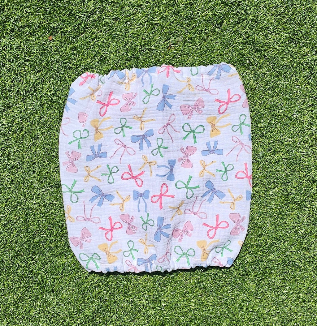 Snood petits noeuds - gaze de coton