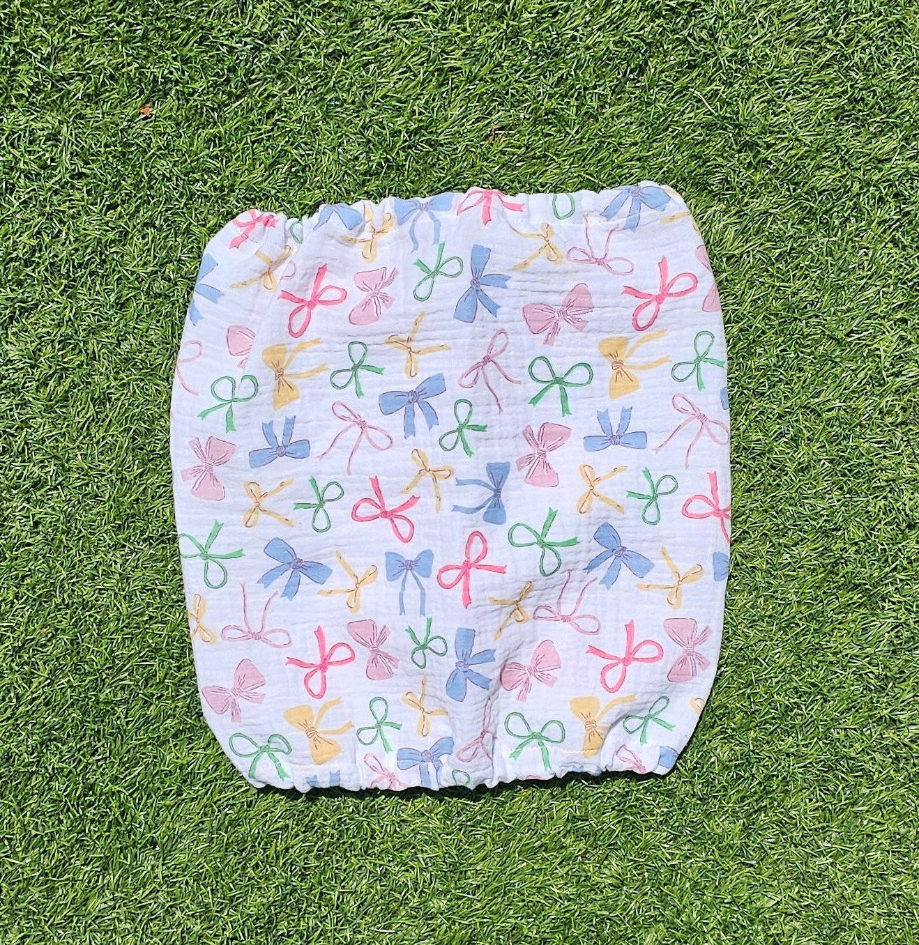 Snood petits noeuds - gaze de coton