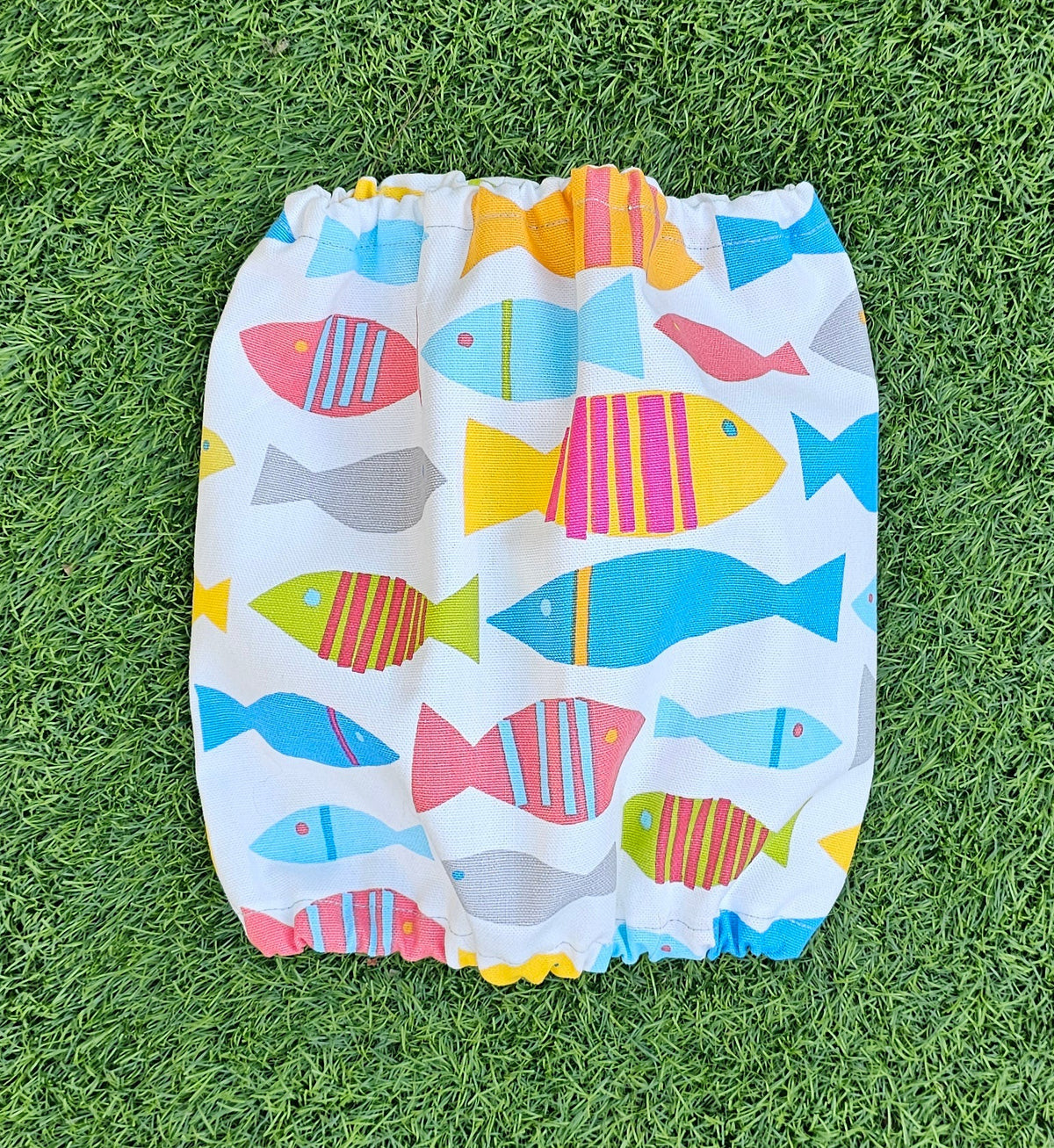 Snood poissons colorés - toile de coton