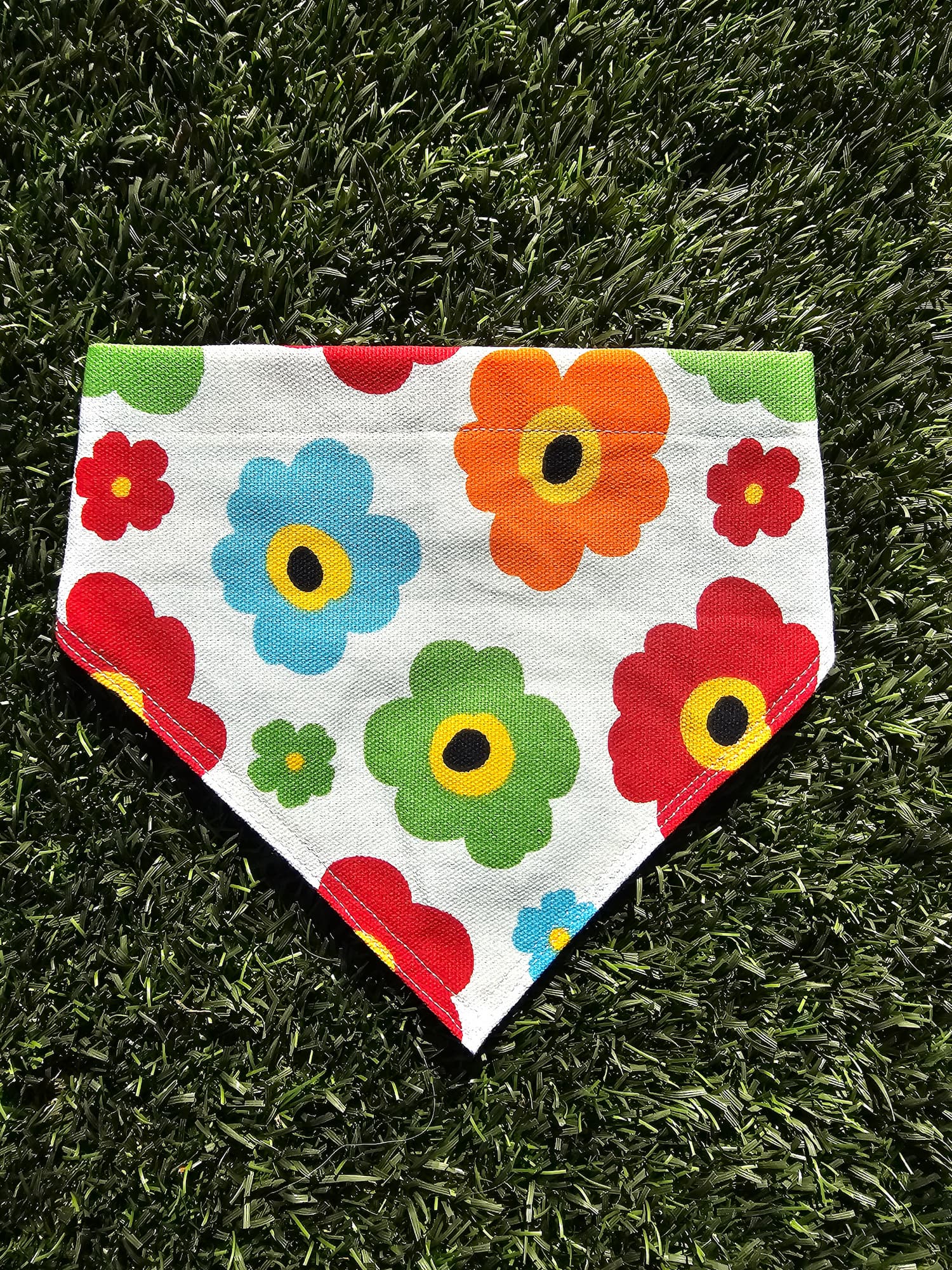 Bandana à grosses fleurs