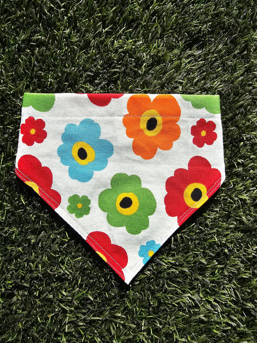 Bandana à grosses fleurs