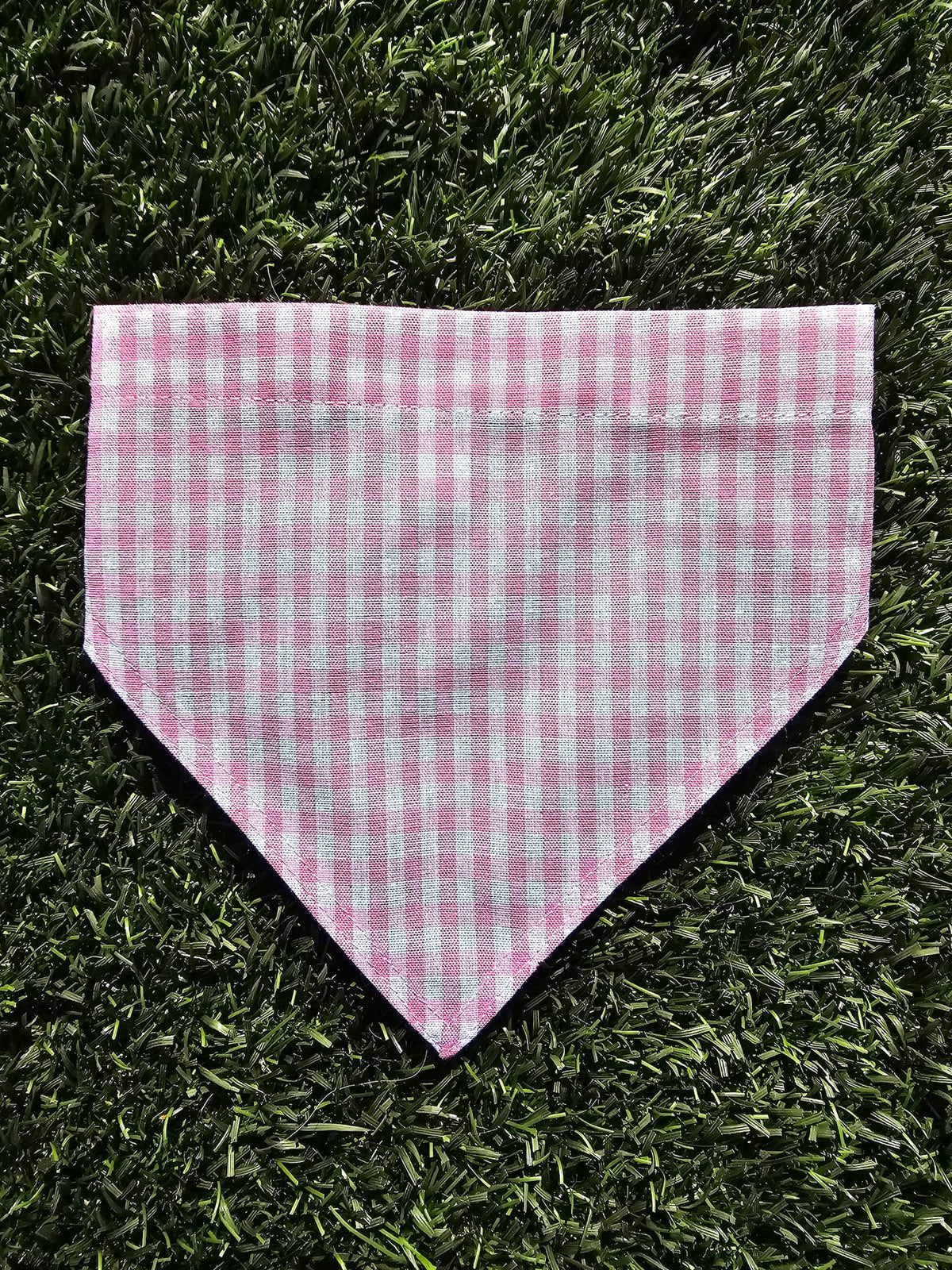 Bandana vichy rose