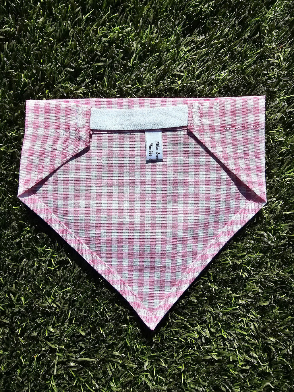 Bandana vichy rose