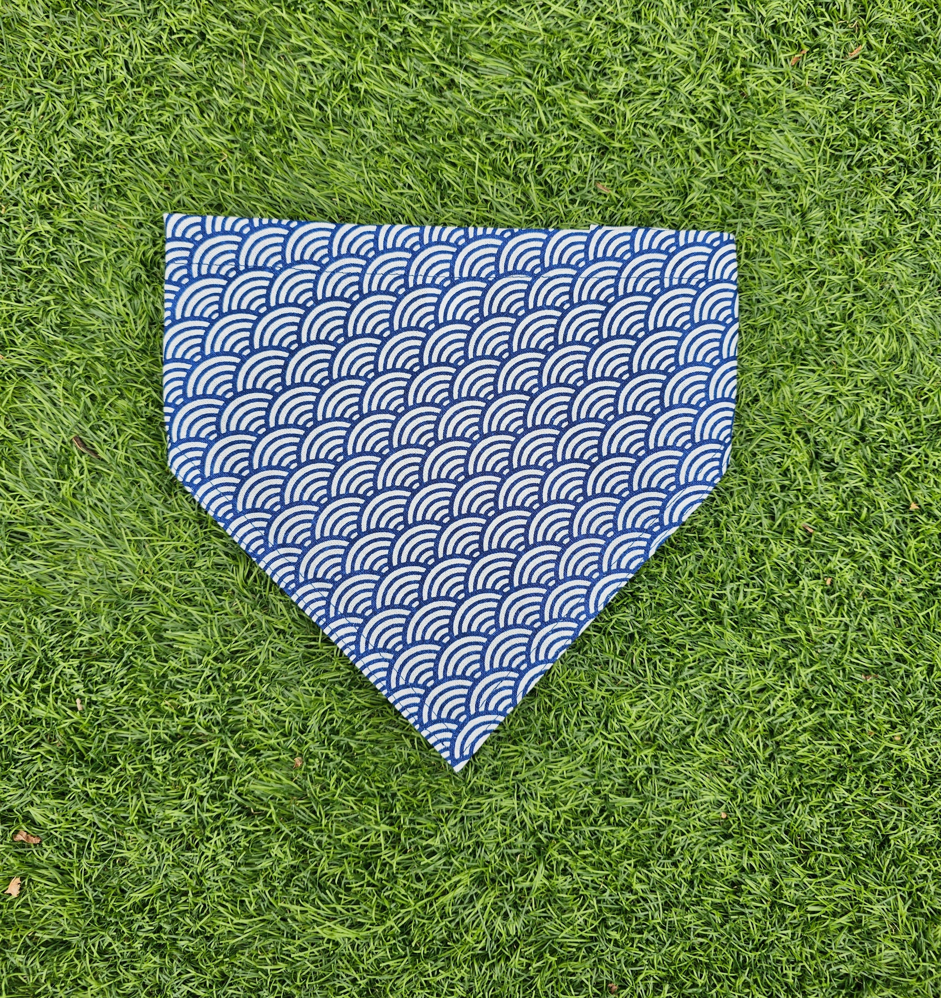 Bandana bleu et blanc - coton