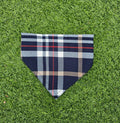 Bandana écossais bleu -tartan