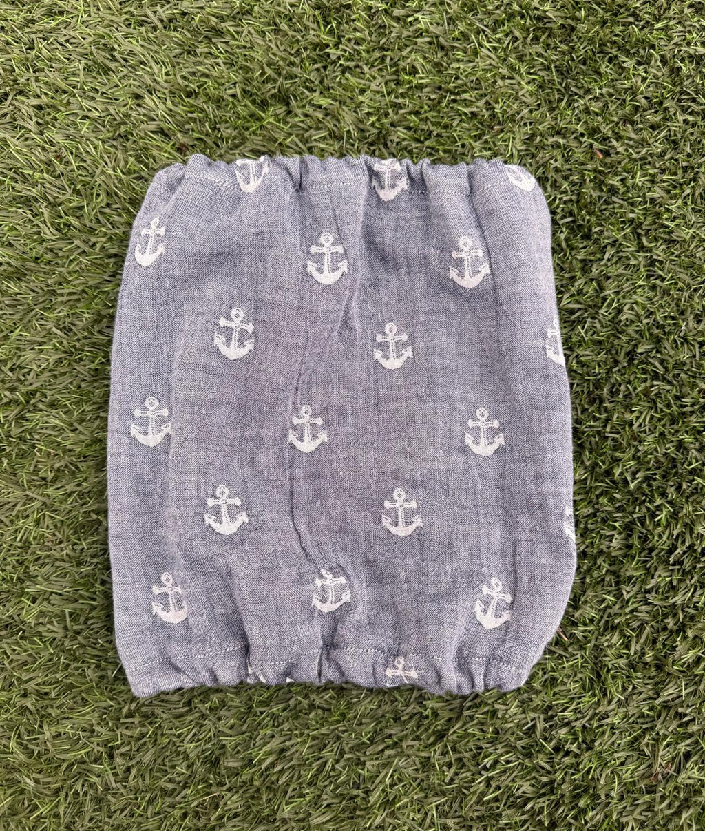 Snood ancres marines - gaze de coton