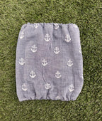Snood ancres marines - gaze de coton