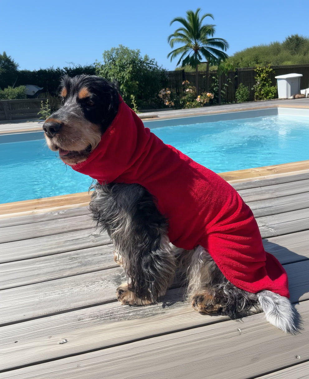Peignoir rouge