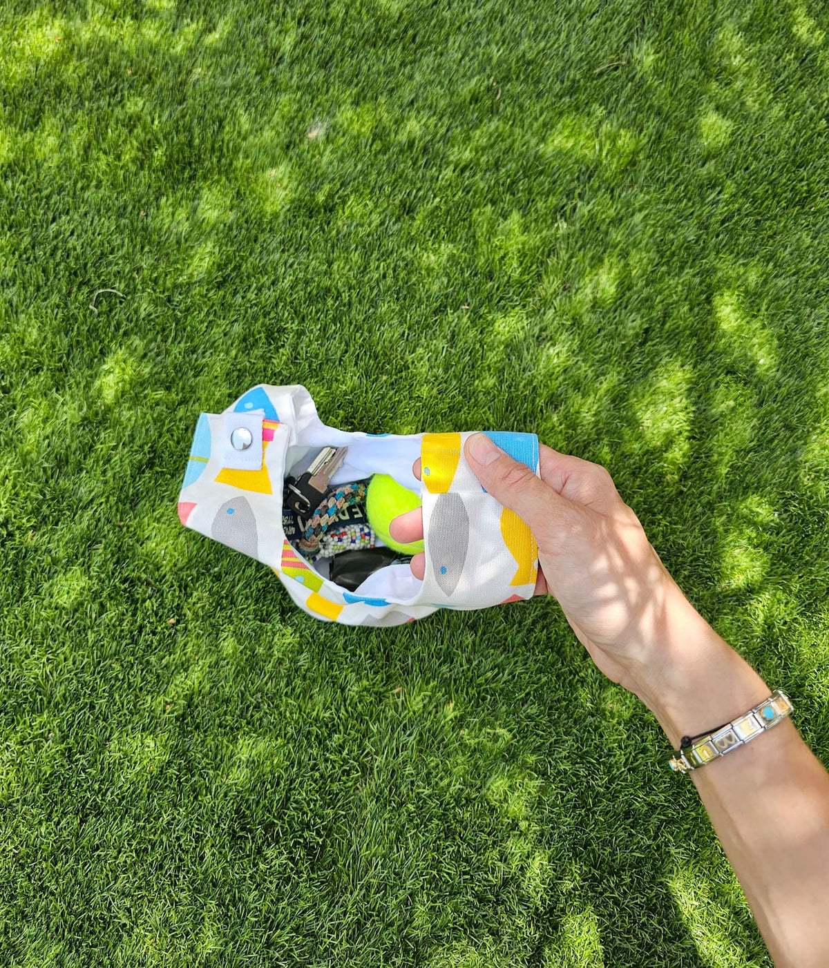 Sac à balade poissons colorés