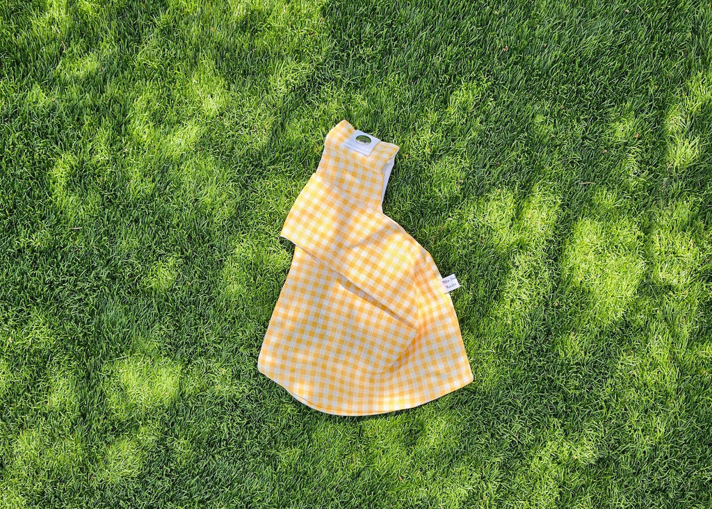 Sac à balade vichy jaune