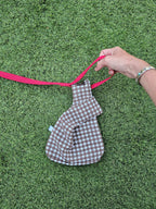 Sac à balade vichy marron