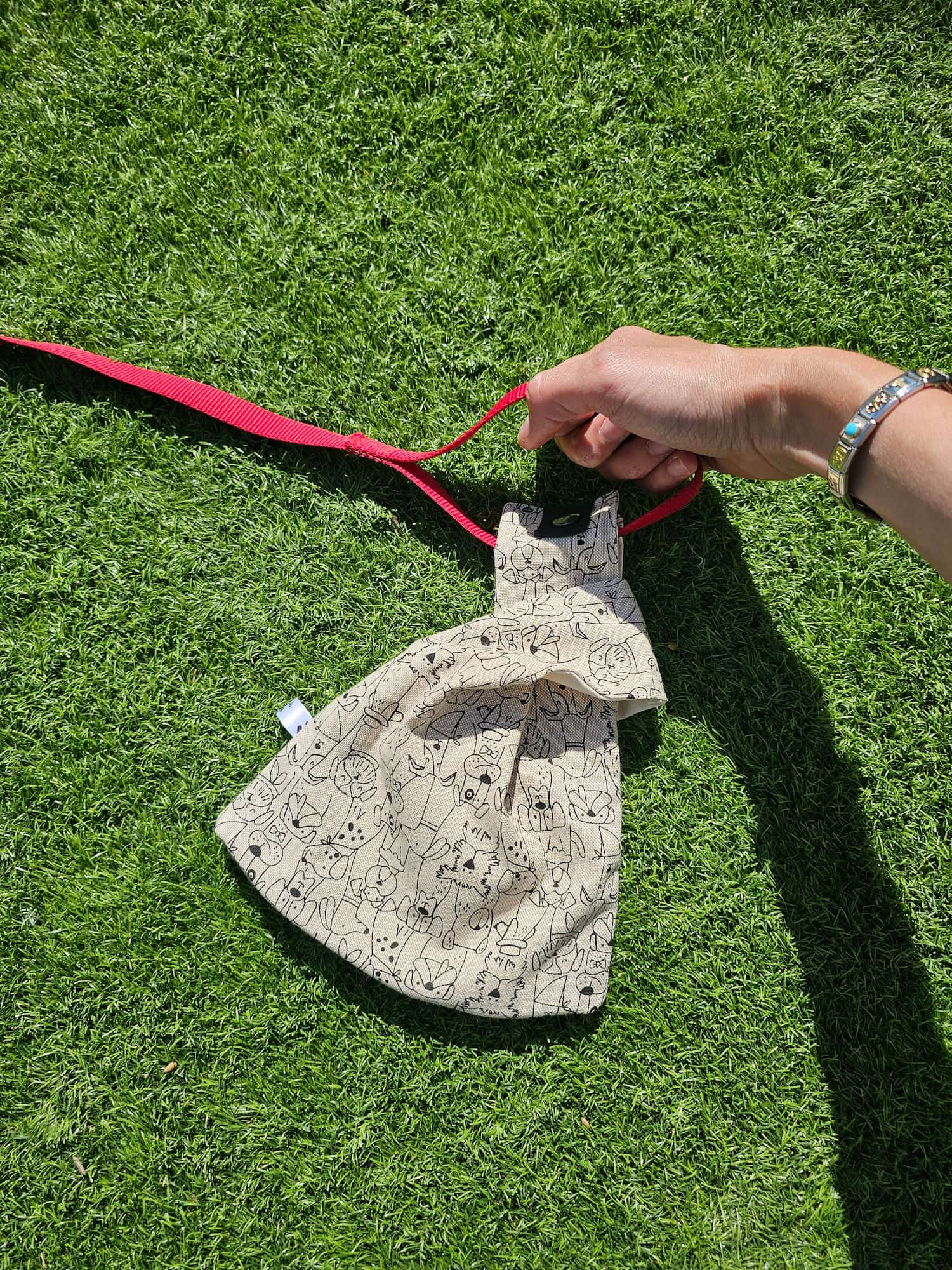 Sac à balade chiens noirs