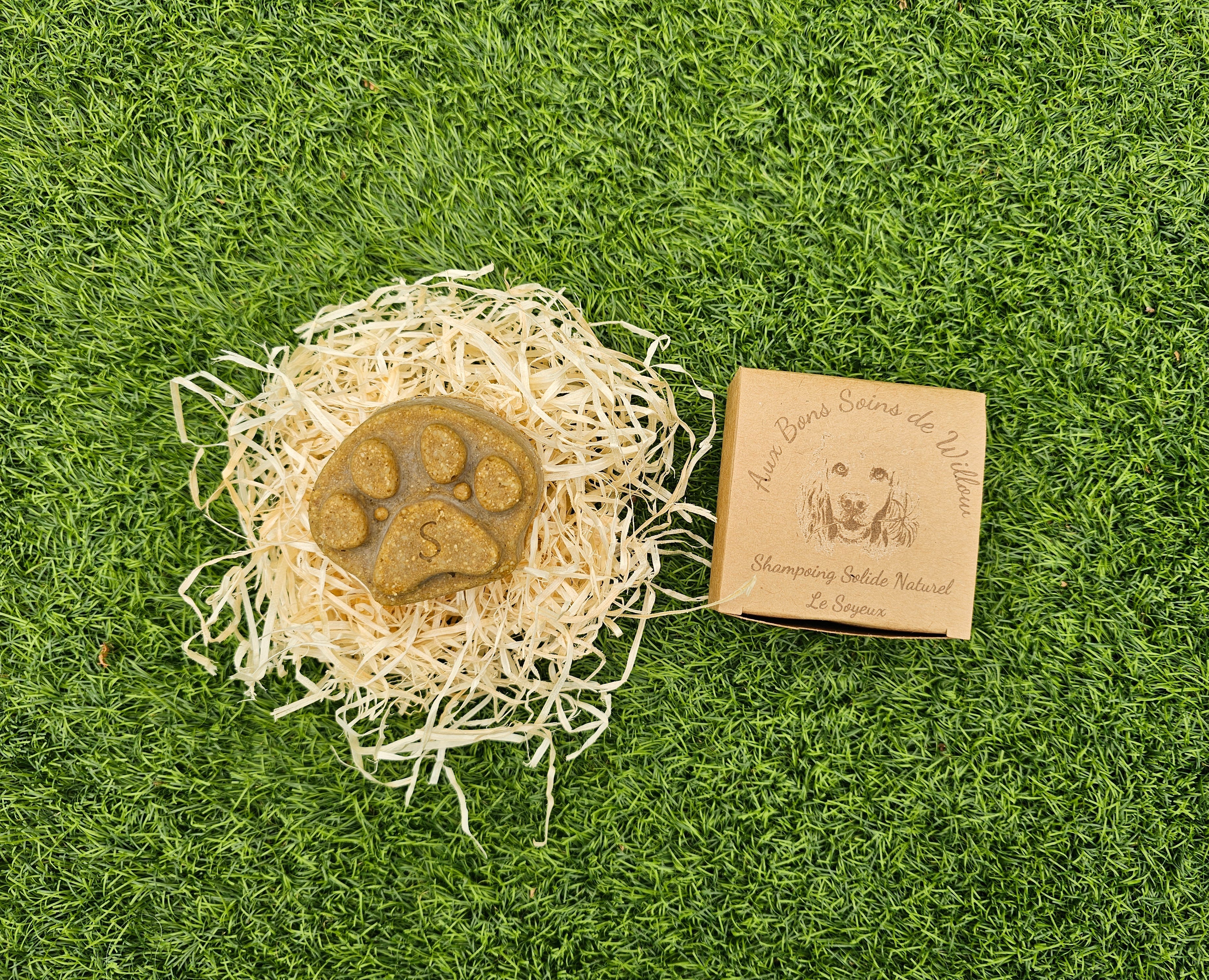 Shampoing solide pour chiens