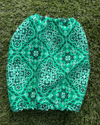 Snood bandana vert - coton
