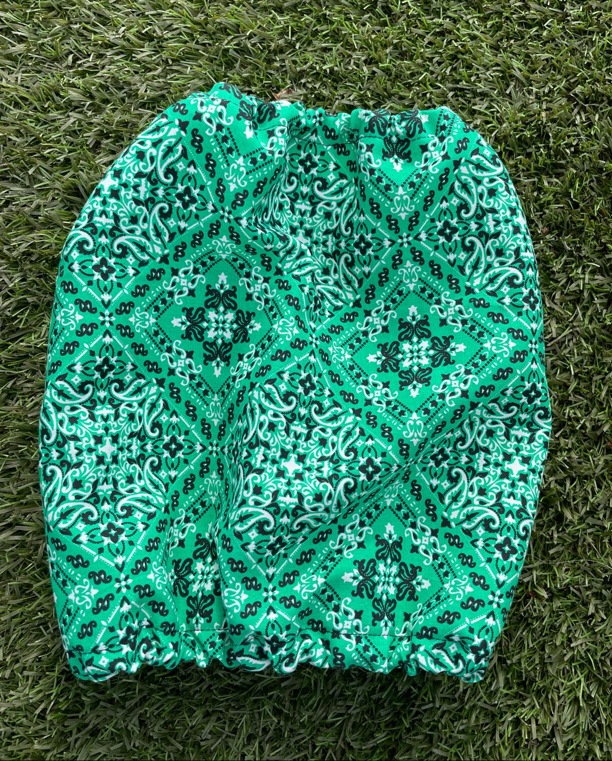 Snood bandana vert - coton