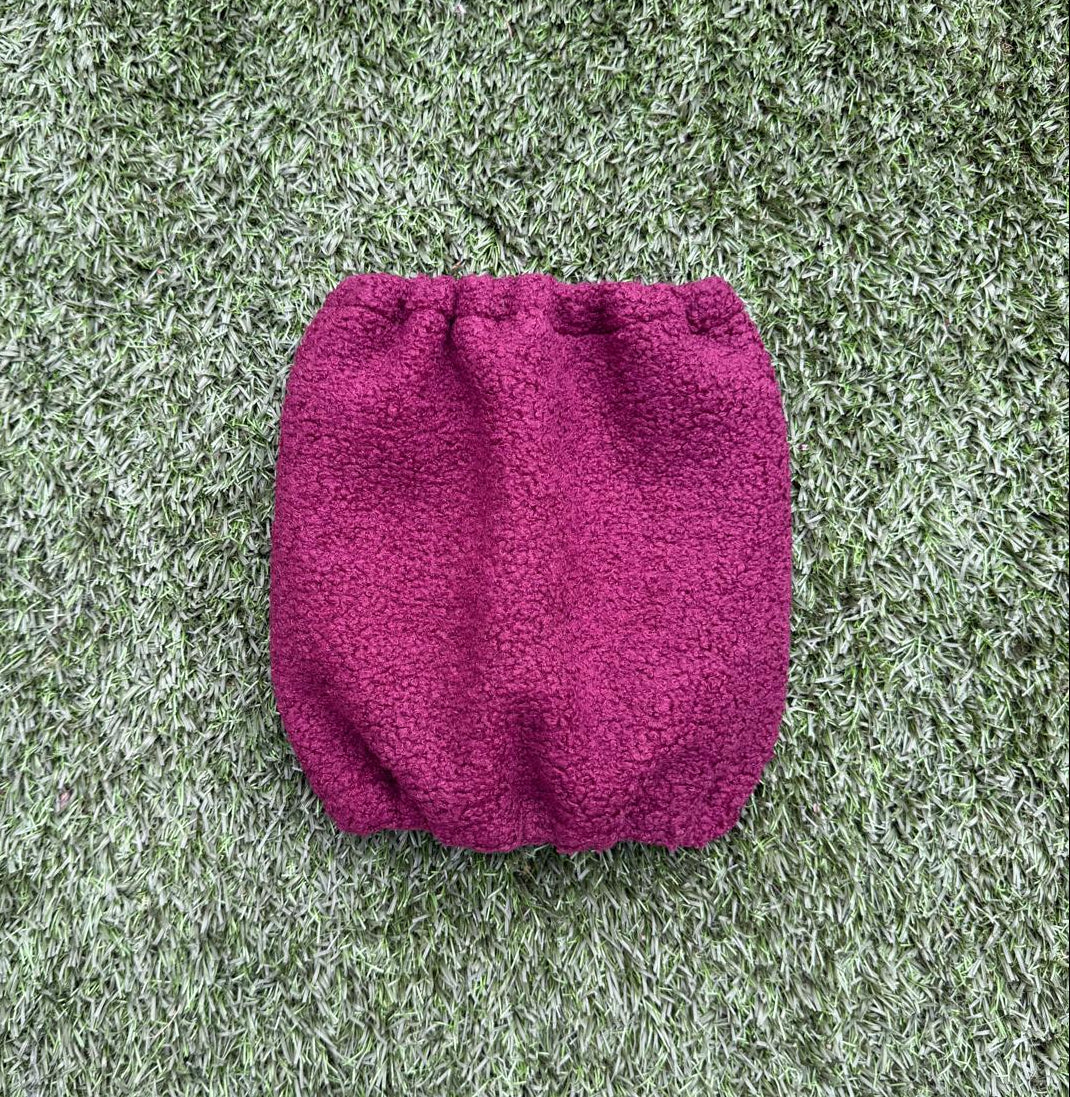 Snood bordeaux - bouclette