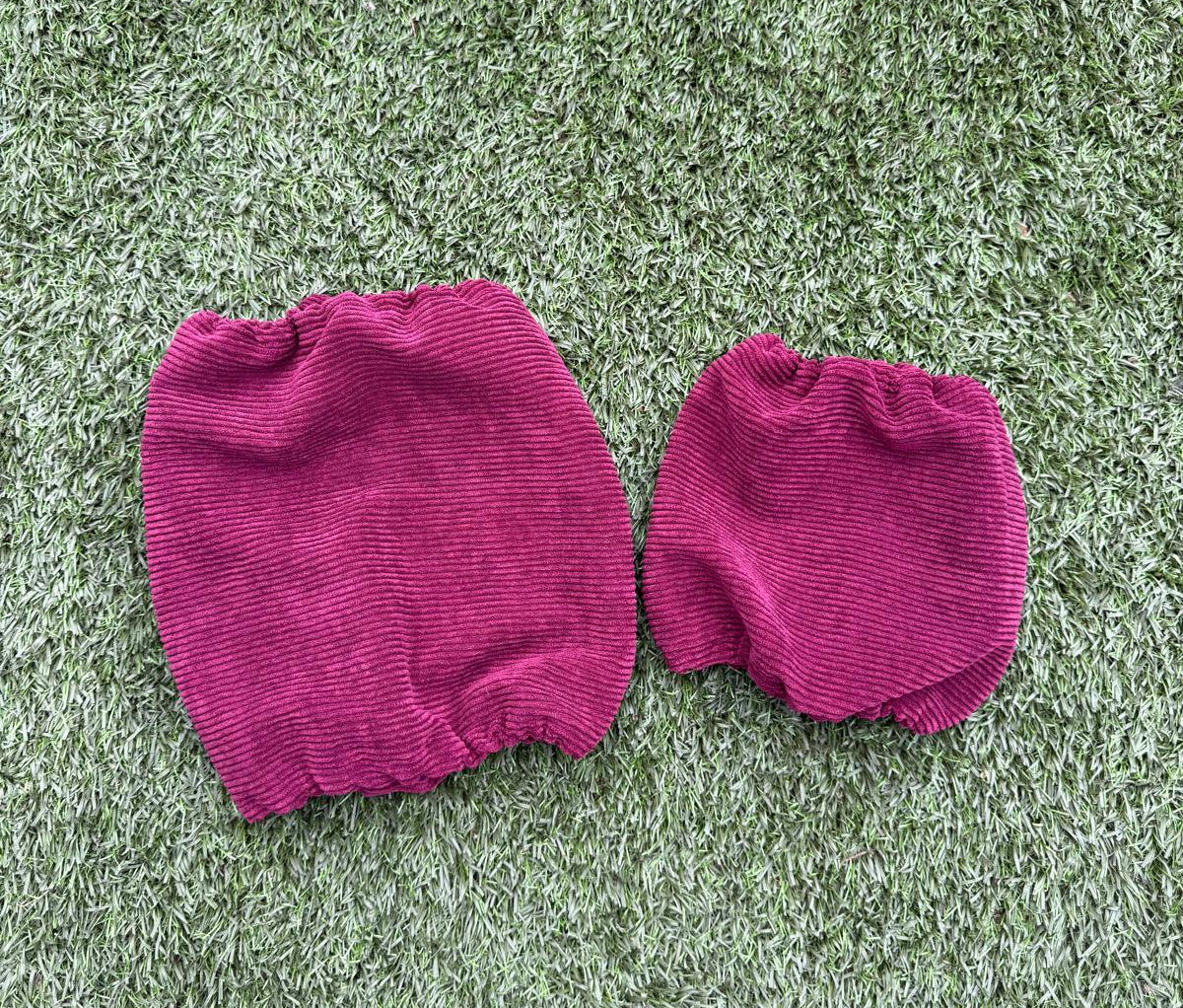 Snood bordeaux - velours côtelé