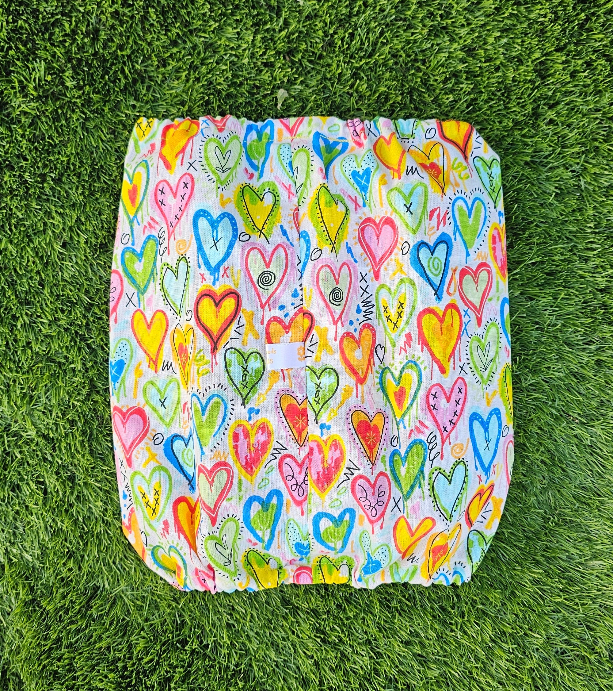 Snood coeurs colorés - coton