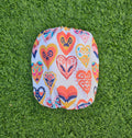 Snood coeurs multicolores - coton