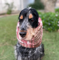 Snood écossais vieux rose - bouclette