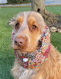 Snood fleuris - coton