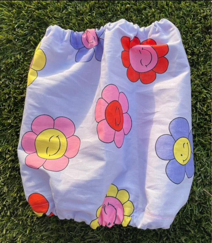 Snood fleurs colorées - coton