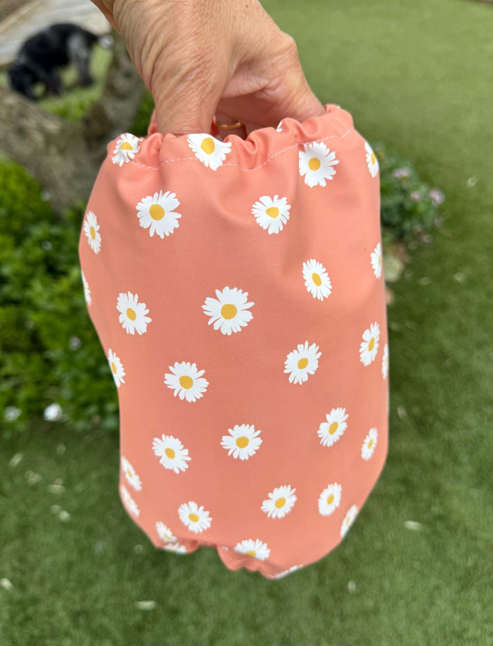 Snood fleurs saumon - imperméable