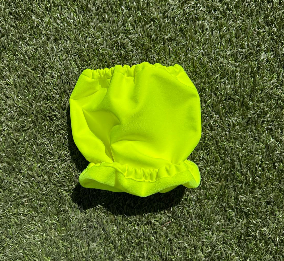 Snood jaune fluo - softshell (imperméable et polaire)