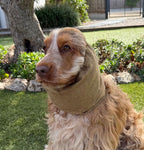 Snood jaune moutarde pied de poule - coton