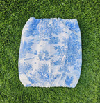 Snood jouy bleu - coton