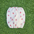 Snood pommes roses - gaze de coton