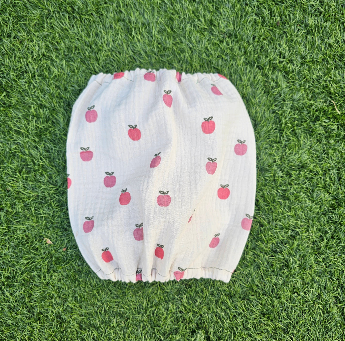 Snood pommes roses - gaze de coton