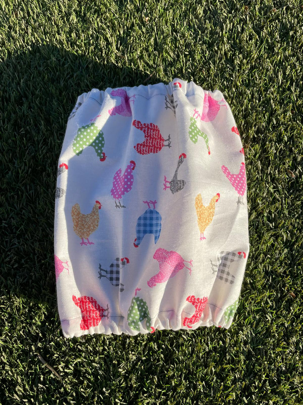 Snood petites poules colorées - coton