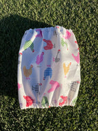 Snood petites poules colorées - coton