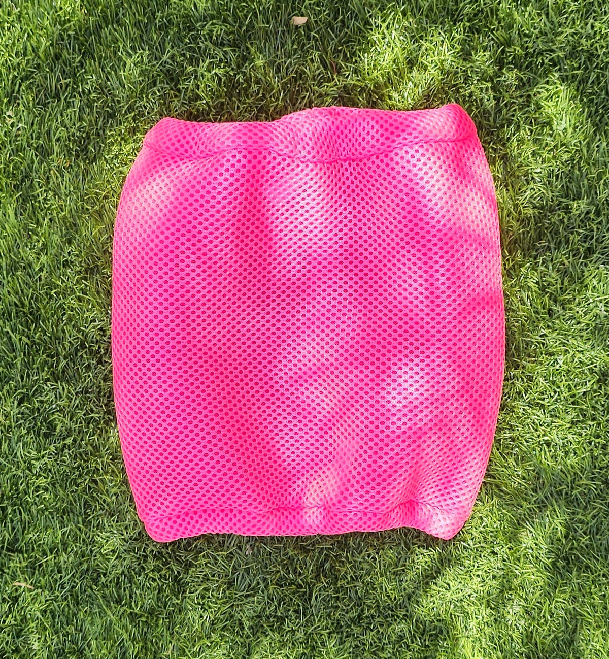 Snood respirant rose fluo