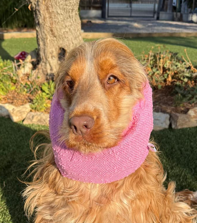 Snood rose - jacquard
