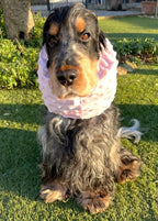 Snood rose clair - minky