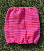 Snood rose fuchsia -gaze de coton