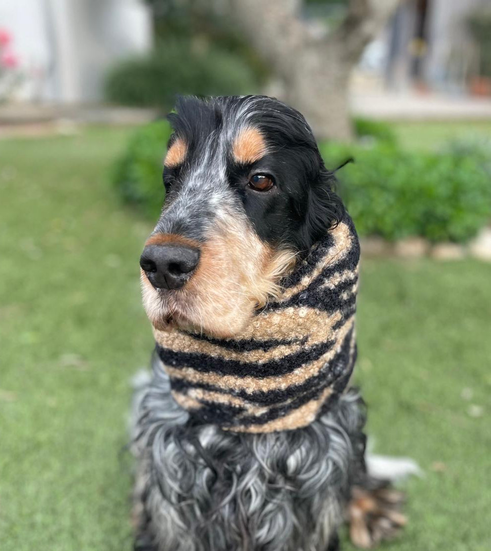 Snood tigré - bouclette