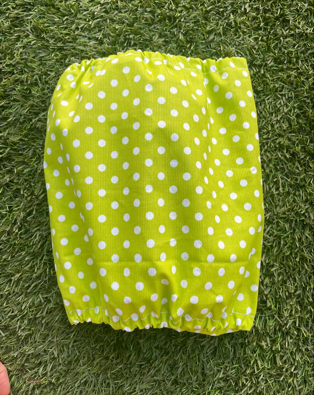 Snood vert à pois blancs - imperméable