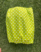 Snood vert à pois blancs - imperméable