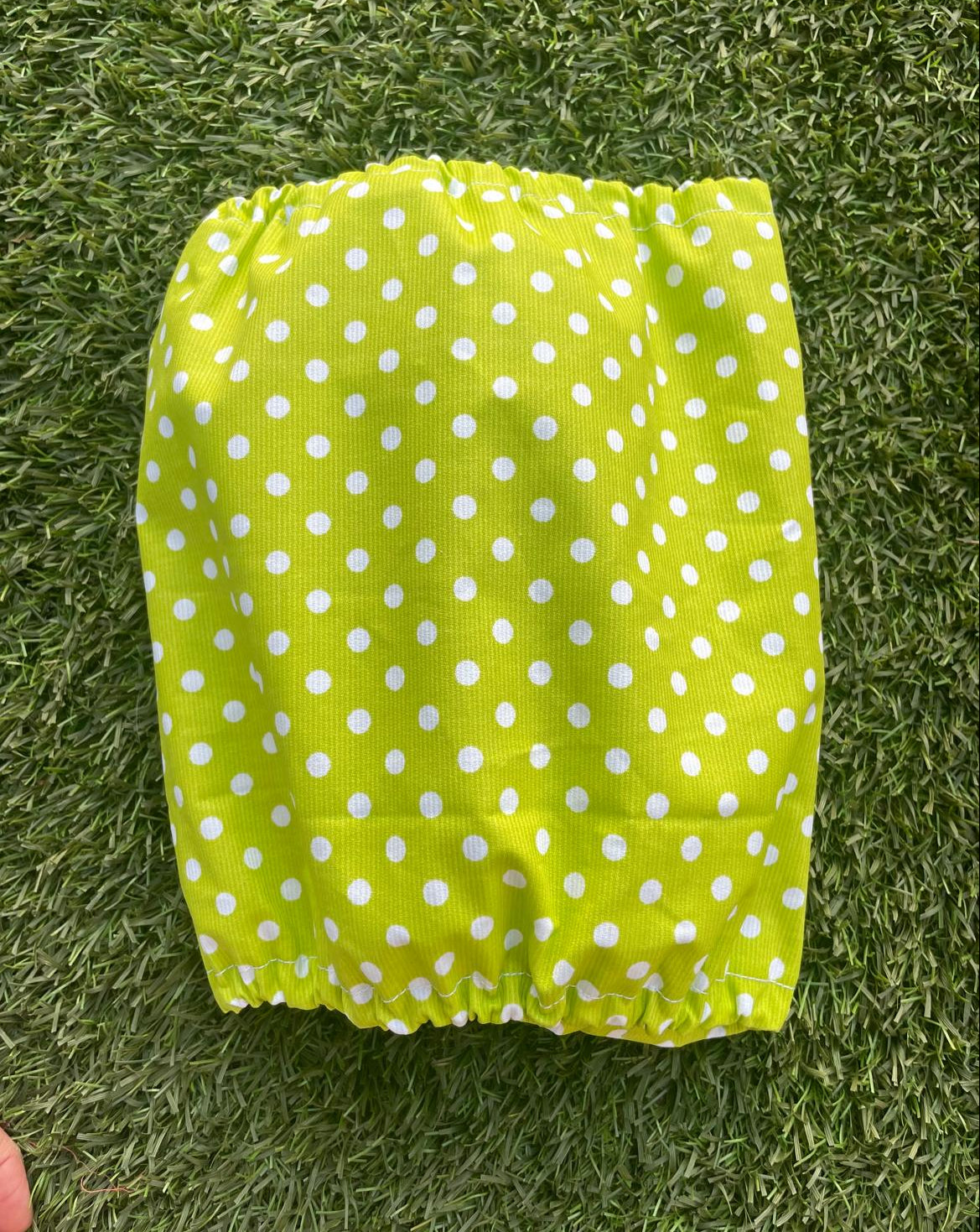 Snood vert à pois blancs - imperméable