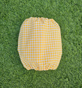 Snood vichy jaune - coton