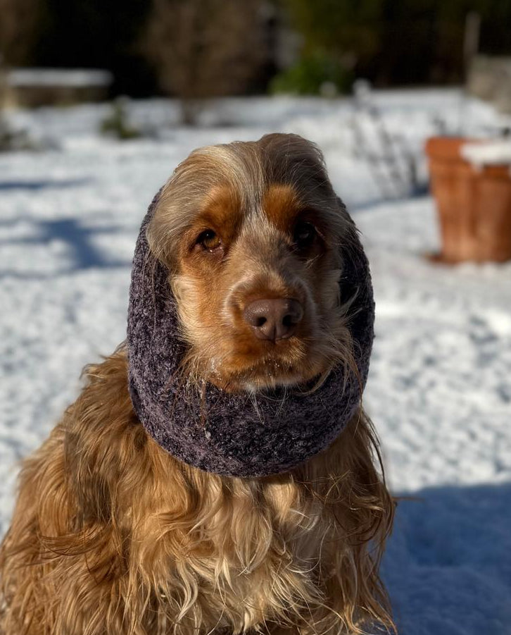 Snood violet - bouclette