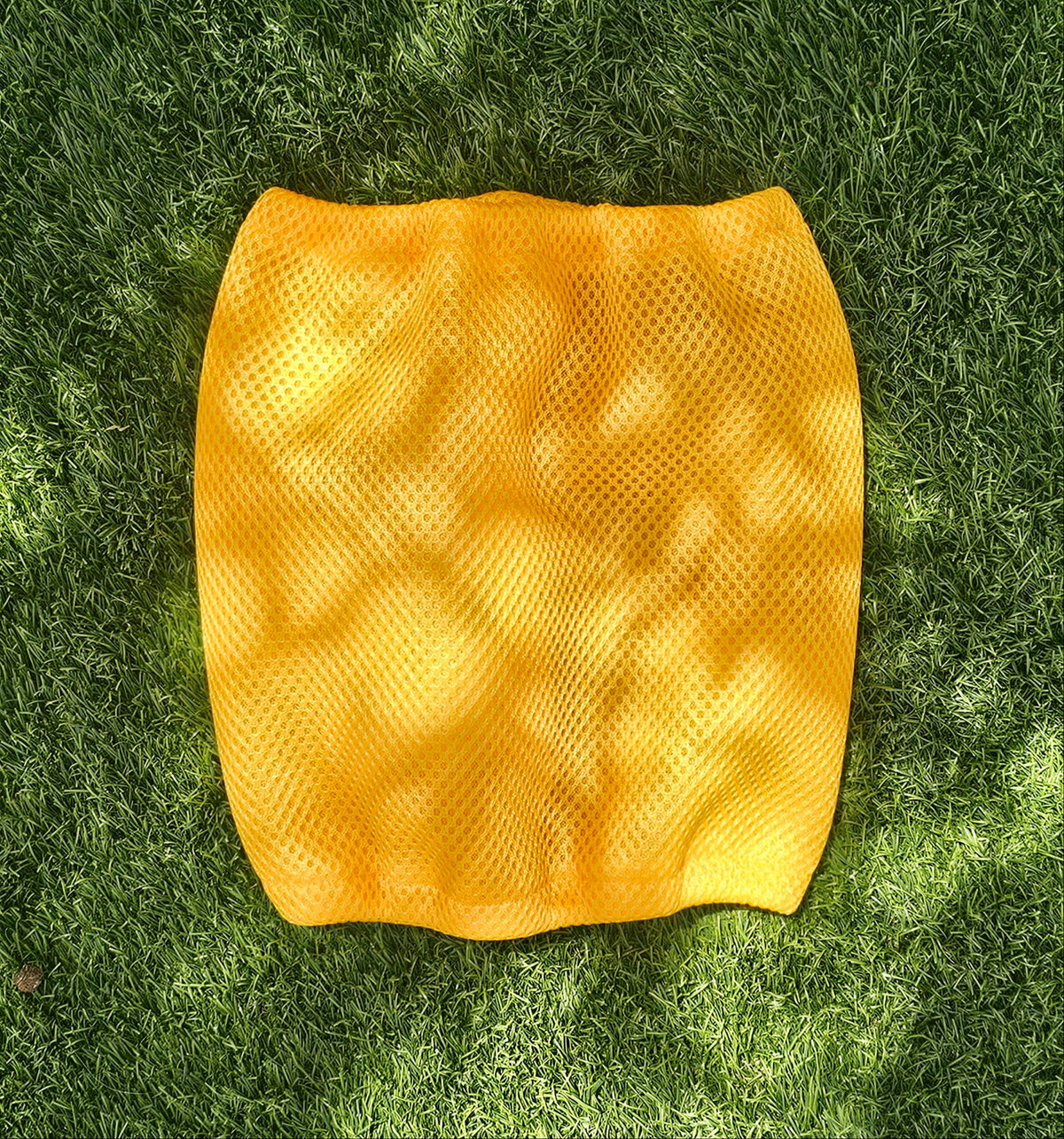 Snood respirant jaune soleil